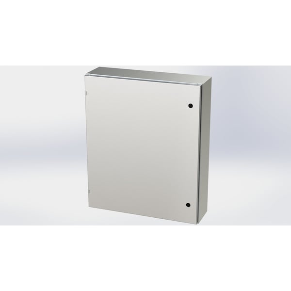 1/4 Turn Latch Electrical Enclosures, 36 in H, 8 in D, 30 in W, NEMA 3R, 4, 4X, 12, 13